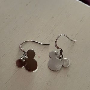 Silver Disney dangly earrings